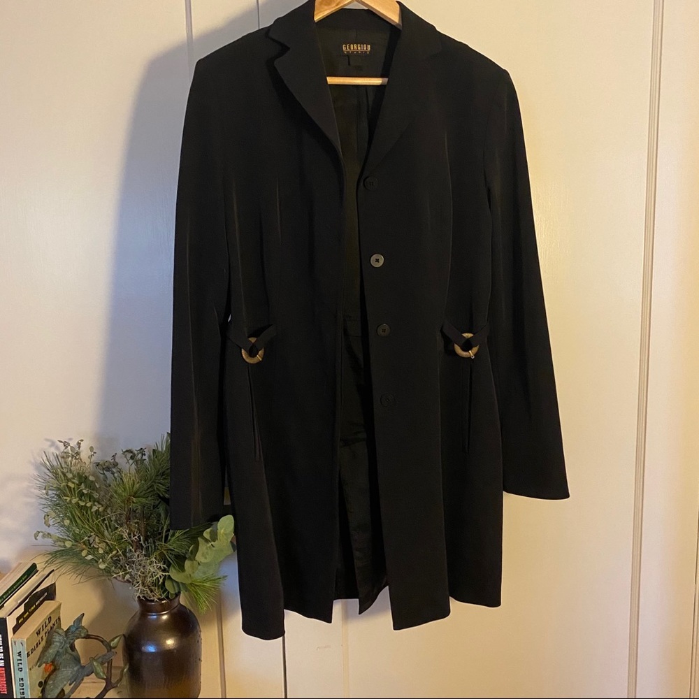 Y2K Elaine/Prince mid-90’s Georgiou Black Jacket